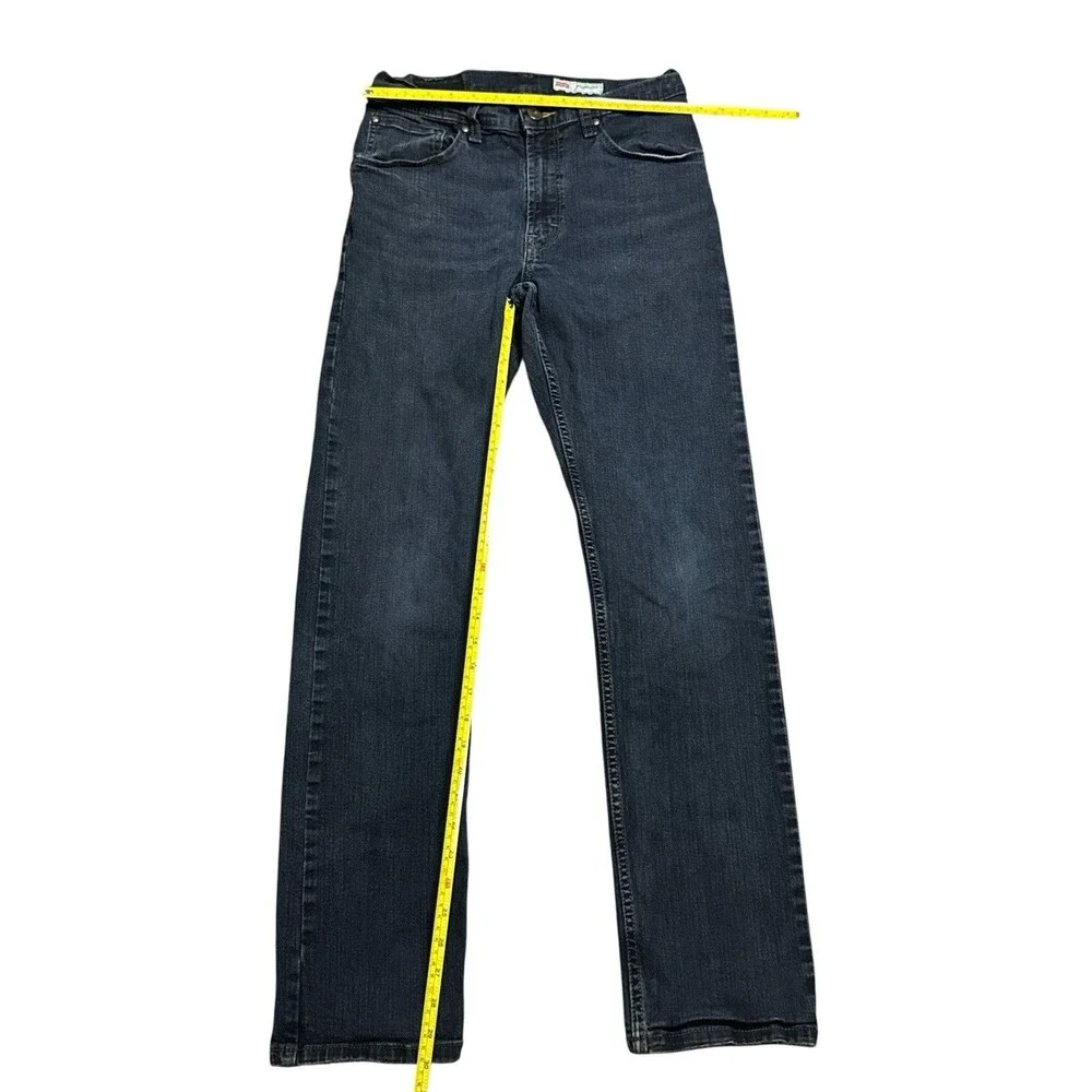Wrangler Men’s Straight Fit With Stretch Dark Denim Jeans 30x32 Western Workwear